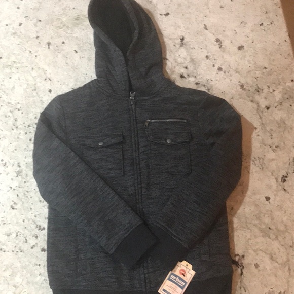 Urban Pipeline Jackets \u0026 Coats | Urban Pipeline Fuzzy Jacket Boys Size S Brand New | Color: Black/Gray | Size: SB | Sonkamasong's Closet